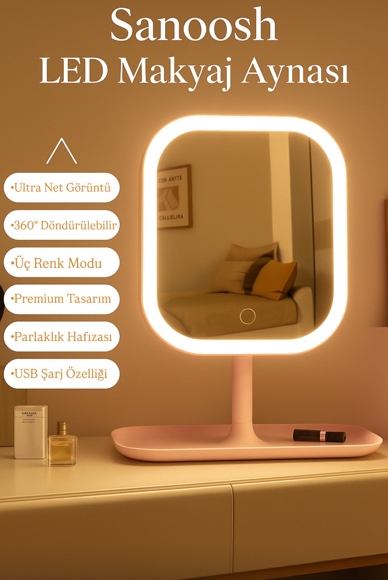 Sanoosh Premium Işıltı Aynası